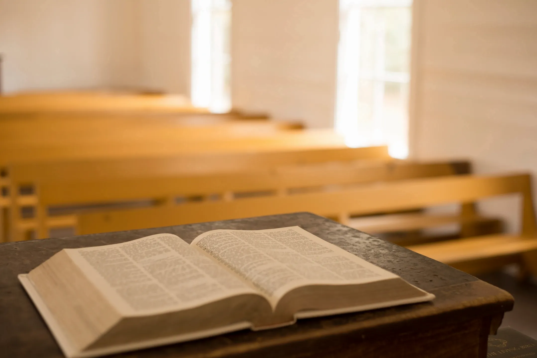 a bible open for study