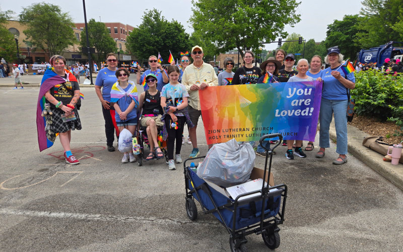 holy trinity lutheran church elgin pride parade