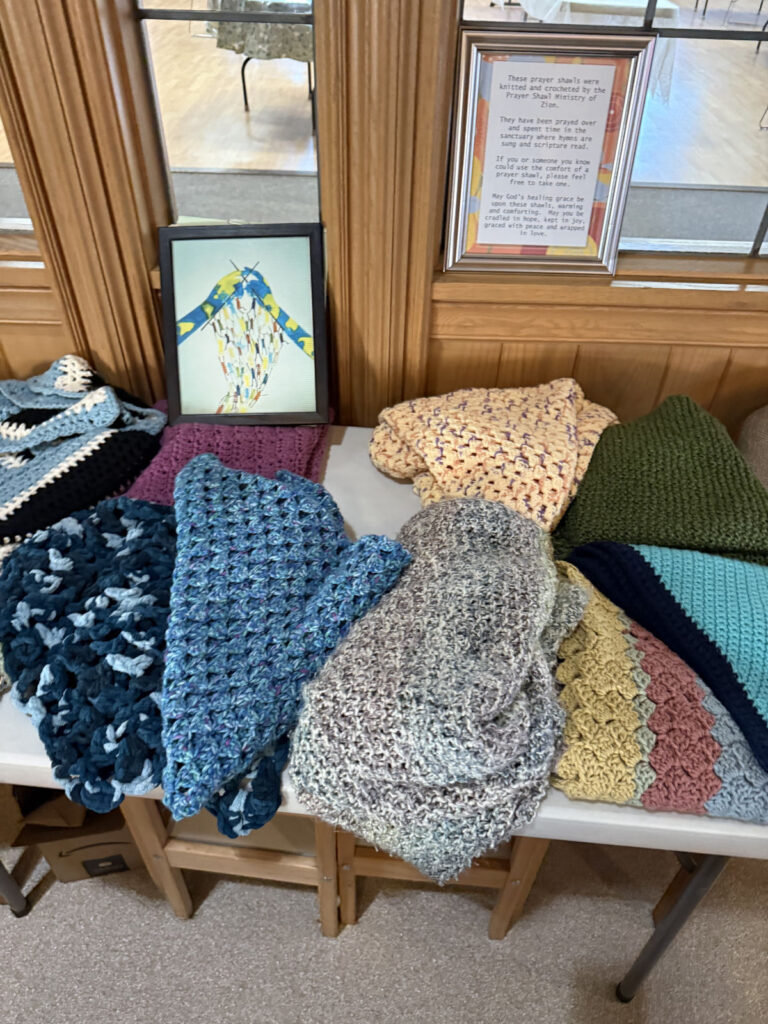 prayer shawls pastoral care church ministires